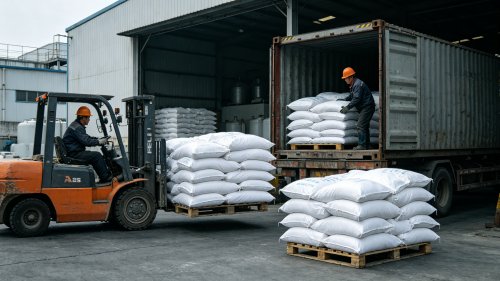 工业聚丙烯酰胺品种阴离子阳离子非离子产品码垛